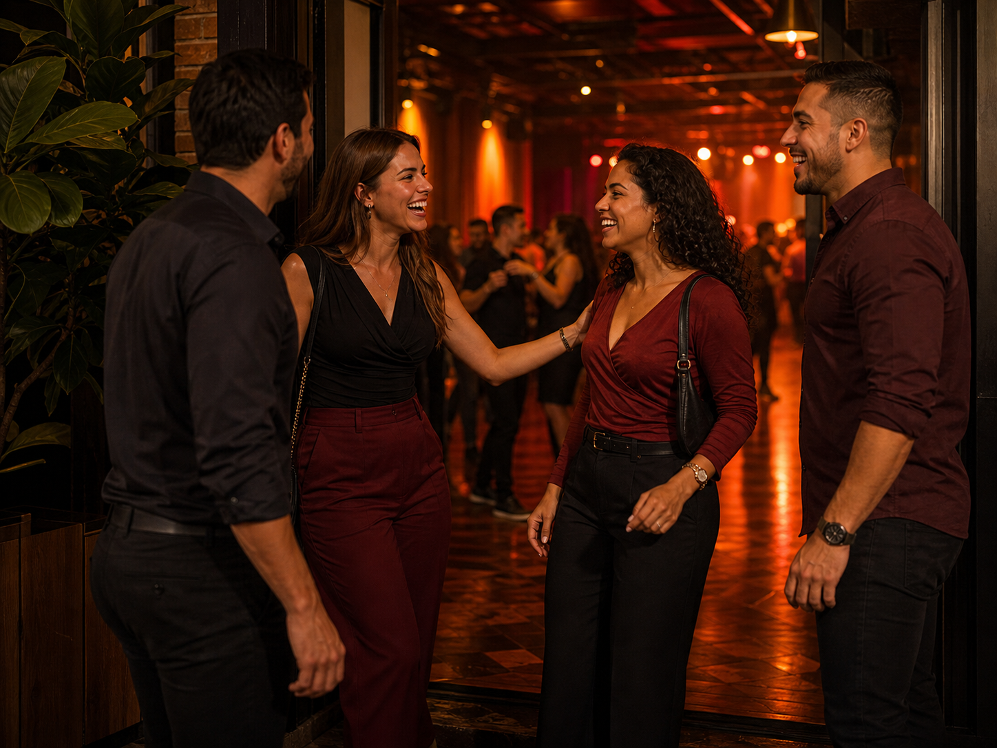 Baile social en Merenkumbe